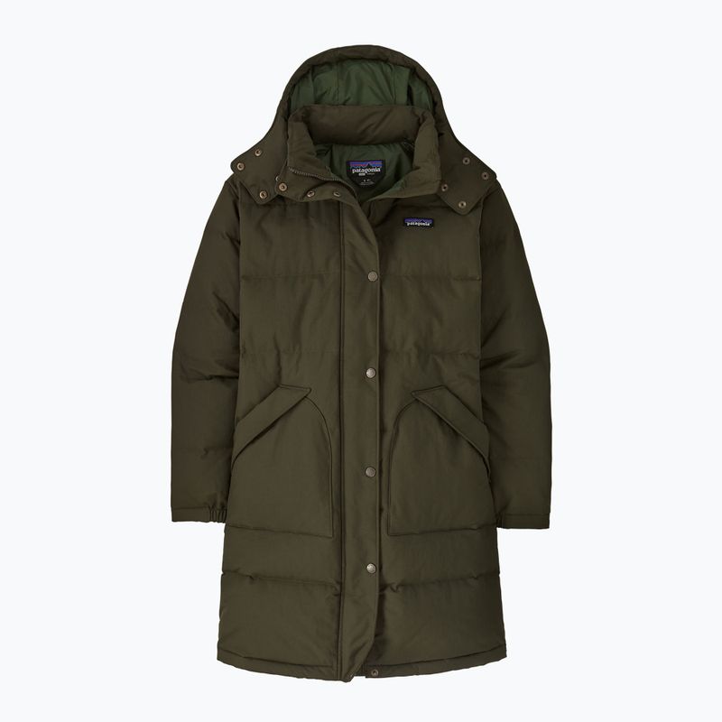 Dámský péřový kabát Patagonia Downdrift Parka pine needle green 4