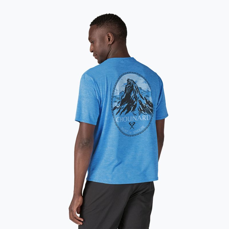 Pánské tričko Patagonia Cap Cool Daily Graphic Shirt Lands chouinard crest/vessel blue x-dye 2