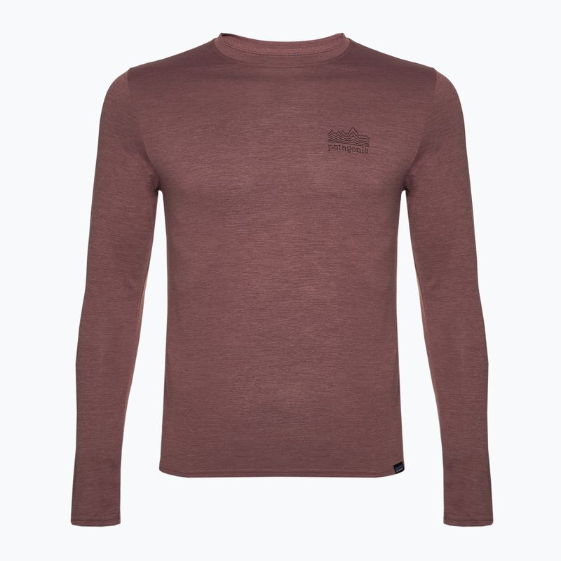 Pánské tričko Patagonia Cap Cool Daily Graphic Shirt Longsleeve strataspire/dulse mauve x-dye 