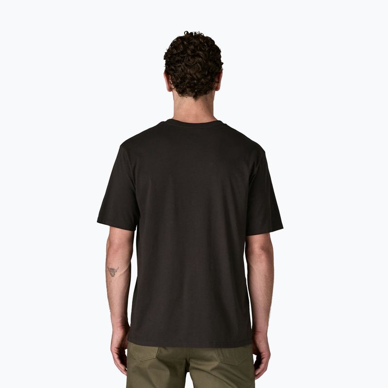 Pánské tričko Patagonia Daily Pocket Tee black 2