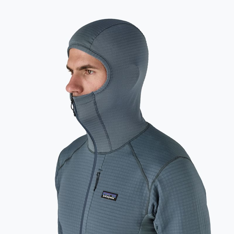 Pánská softshellová bunda Patagonia R1 Hybrid Pullover utility blue 4
