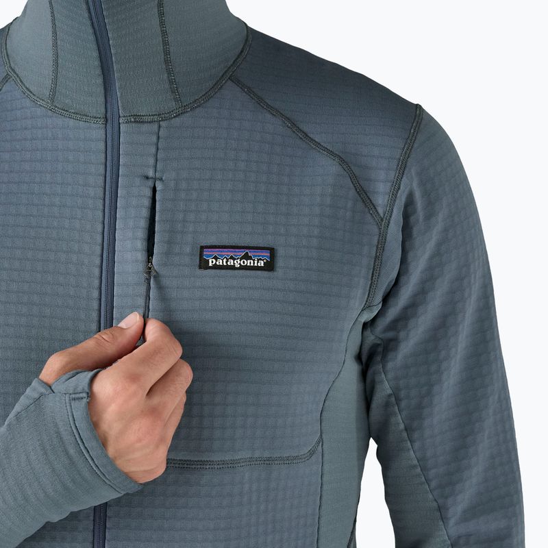 Pánská softshellová bunda Patagonia R1 Hybrid Pullover utility blue 7