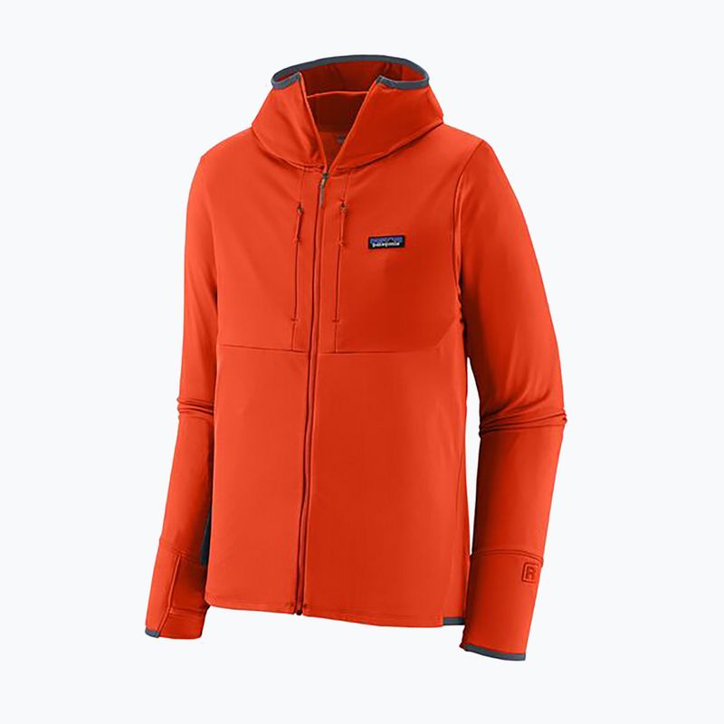 Pánská trekingová mikina Patagonia R1 Thermal Full Zip Hoody pollinator orange