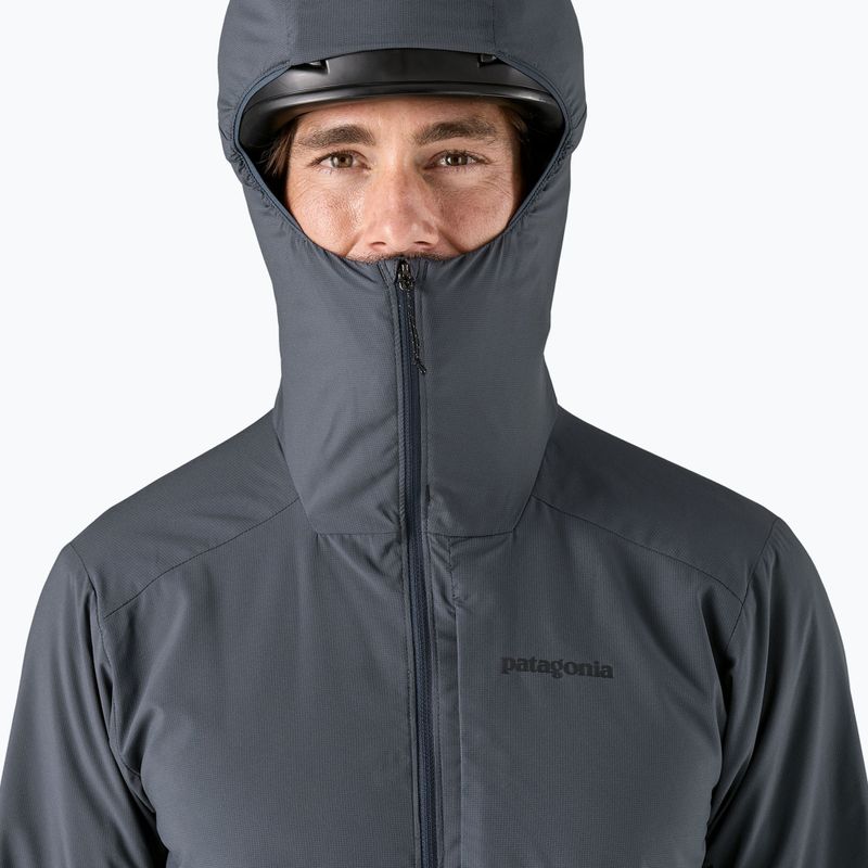 Pánská hybridní bunda Patagonia Nano-Air Ultralight Full-Zip Hoody smolder blue 4