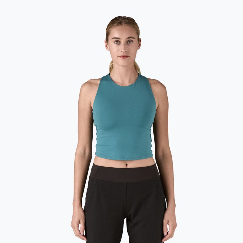 Dámské tričko Patagonia Reversible Tank wetland blue trekking t-shirt