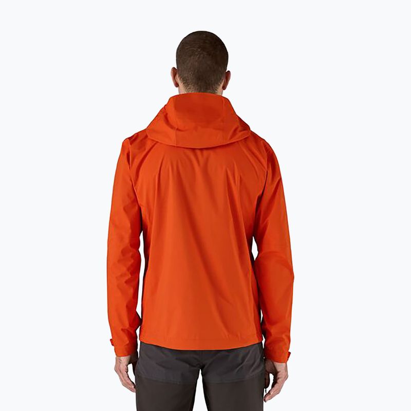Pánská bunda do deště Patagonia Granite Crest Rain pollinator orange 2