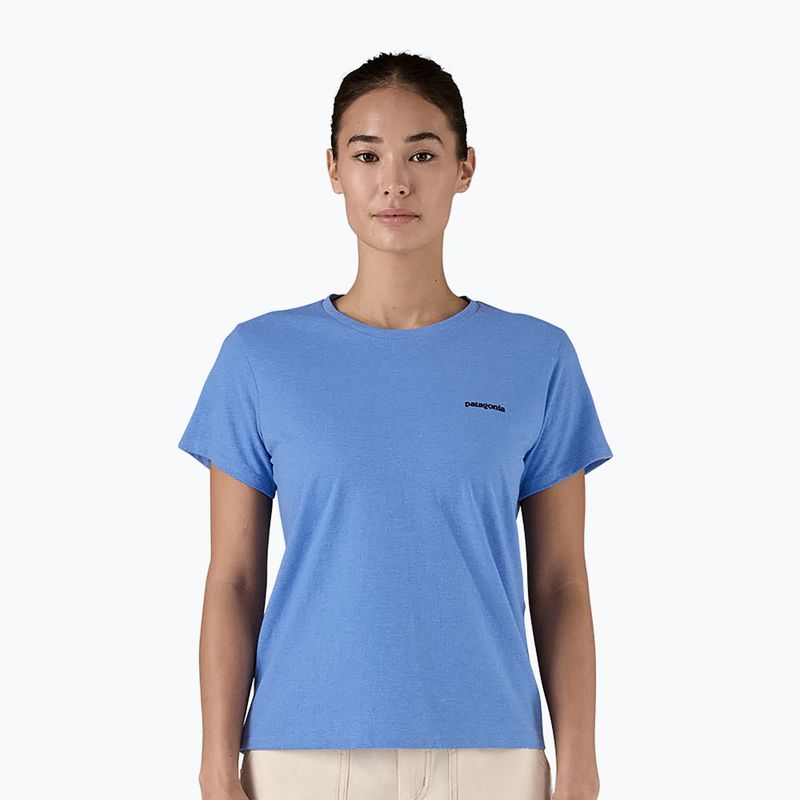 Dámské tričko Patagonia P-6 Logo Responsibili-Tee abundant blue 7