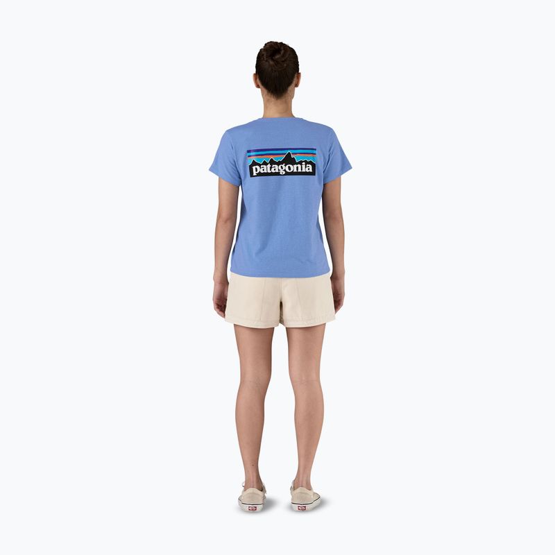 Dámské tričko Patagonia P-6 Logo Responsibili-Tee abundant blue 3