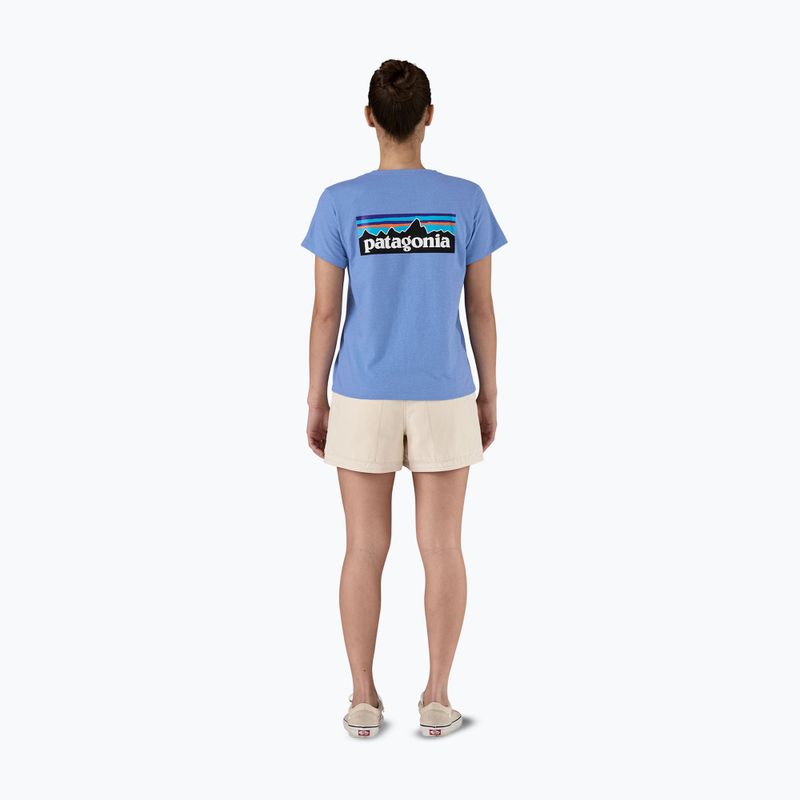 Dámské tričko Patagonia P-6 Logo Responsibili-Tee abundant blue 9
