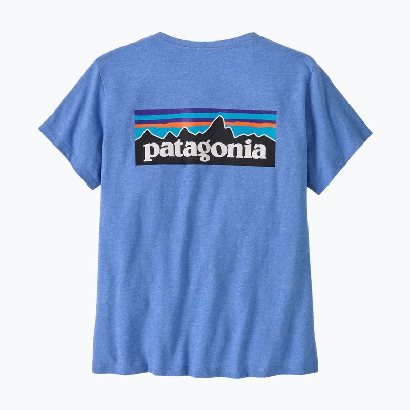 Dámské tričko Patagonia P-6 Logo Responsibili-Tee abundant blue 5