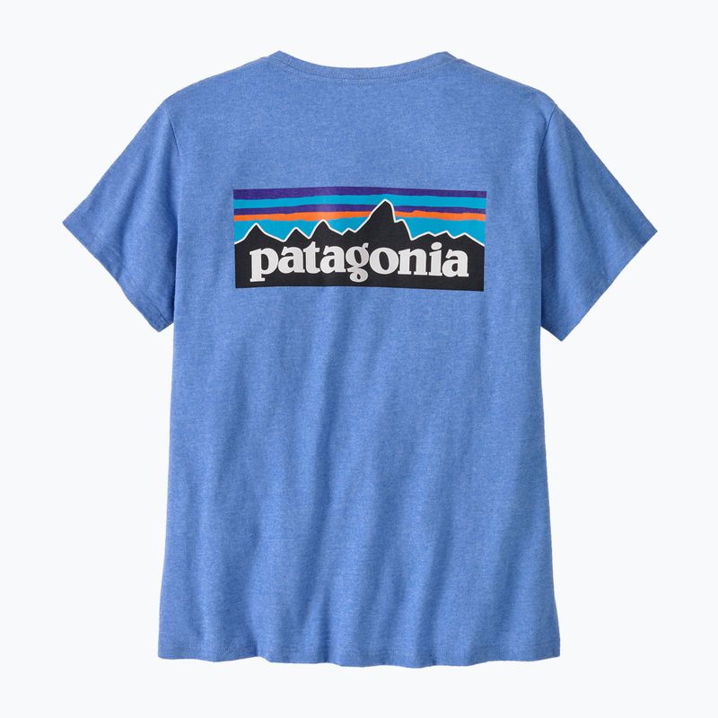 Dámské tričko Patagonia P-6 Logo Responsibili-Tee abundant blue 11