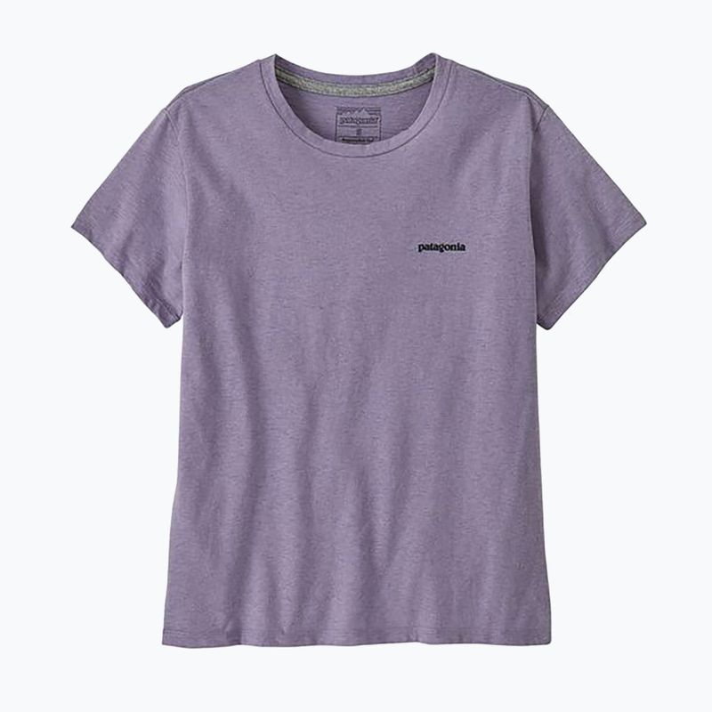 Dámské tričko Patagonia P-6 Logo Responsibili-Tee concrete purple