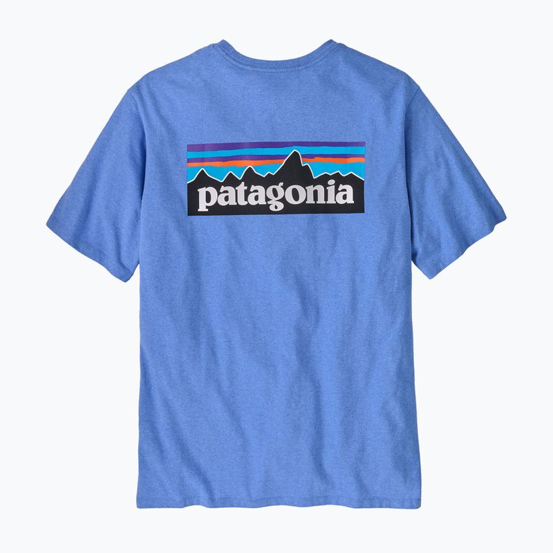 Pánské tričko Patagonia P-6 Logo Responsibili-Tee abundant blue 4