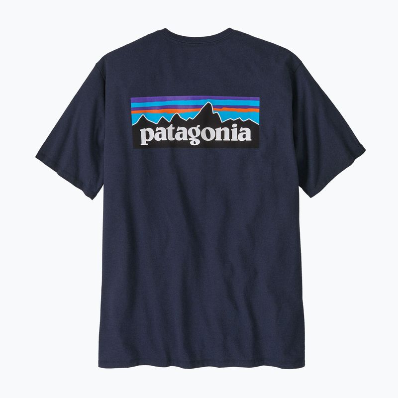 Pánské tričko Patagonia P-6 Logo Responsibili-Tee new navy 4
