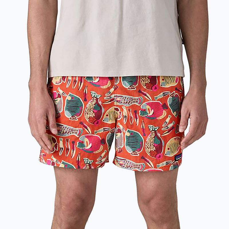 Pánské šortky Patagonia Baggies 5" wrasse/pollinator orange