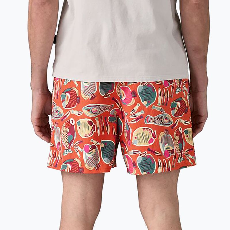 Pánské šortky Patagonia Baggies 5" wrasse/pollinator orange 3