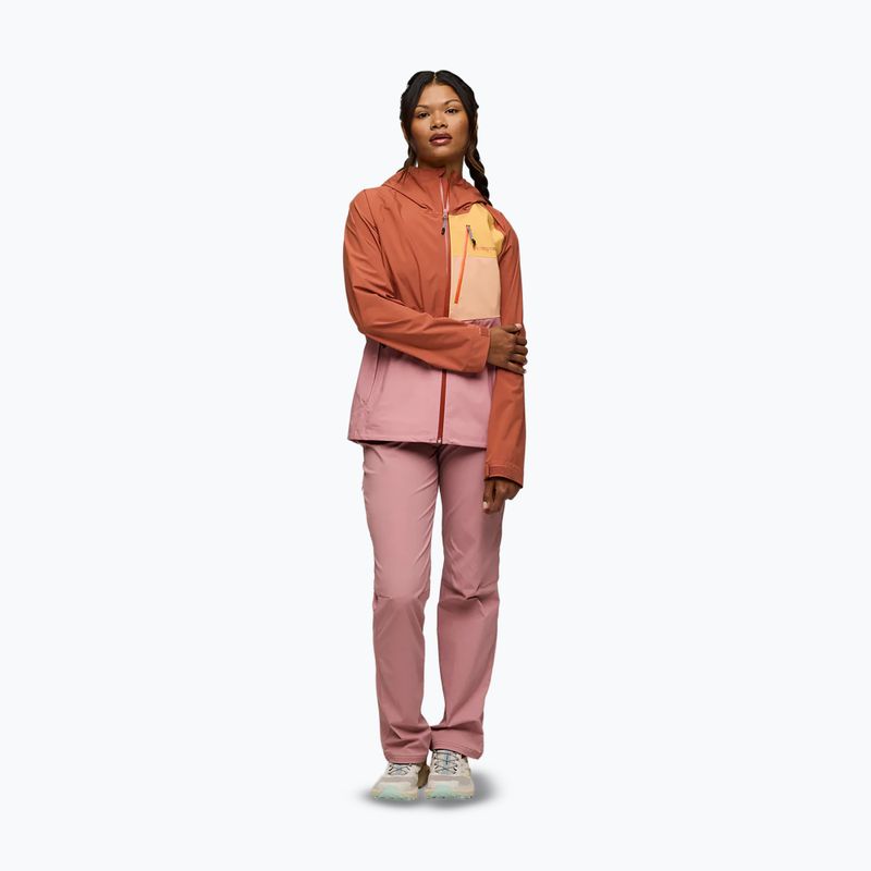 Dámská bunda do deště Cotopaxi Impermeo 3L Hooded Shell faded brick/rose 2