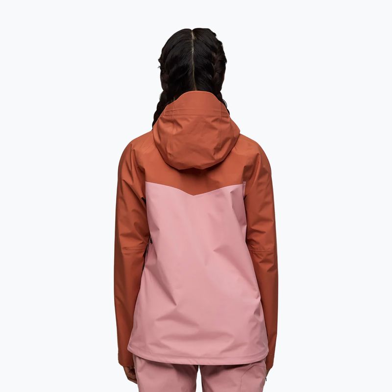 Dámská bunda do deště Cotopaxi Impermeo 3L Hooded Shell faded brick/rose 3