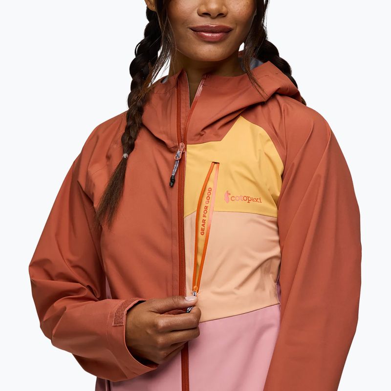 Dámská bunda do deště Cotopaxi Impermeo 3L Hooded Shell faded brick/rose 6