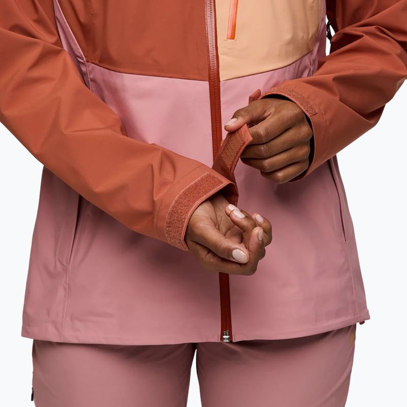 Dámská bunda do deště Cotopaxi Impermeo 3L Hooded Shell faded brick/rose 7