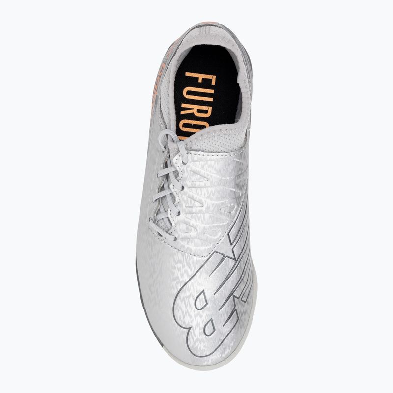 Dětské kopačky New Balance Furon V7 Dispatch TF Jr stříbrné 6
