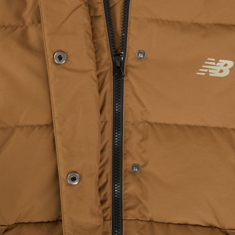 Dámská péřová bunda New Balance NBX Soft Alpine Icon Down brown 4