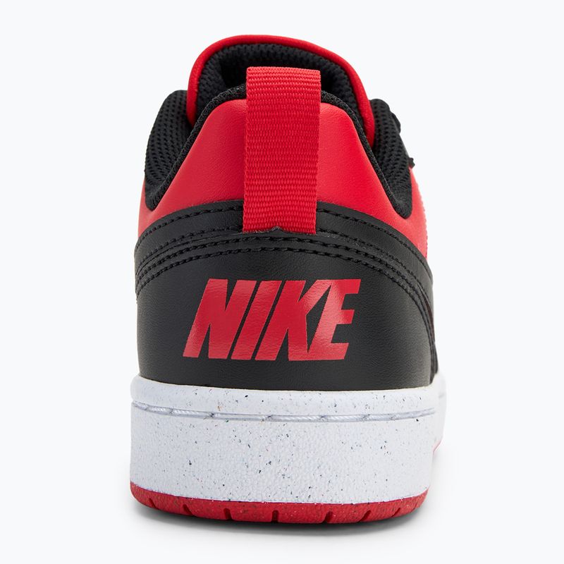 Boty Nike Court Borough Low Recraft university red/black 6