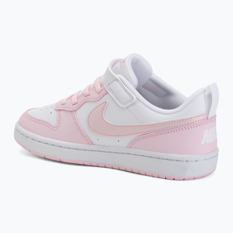 Dětské boty Nike Court Borough Low Recraft white/pink foam 3