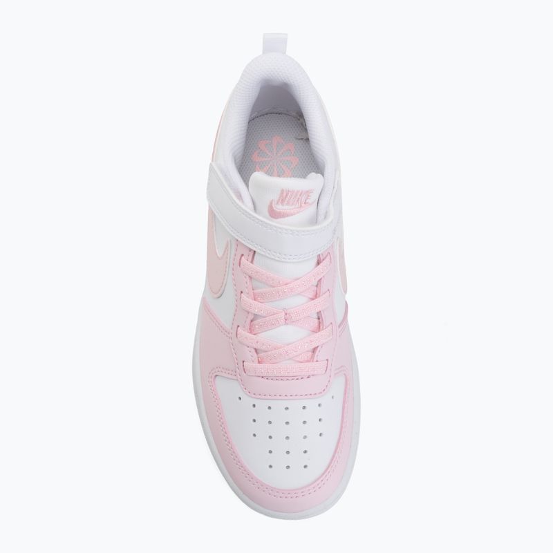 Dětské boty Nike Court Borough Low Recraft white/pink foam 5