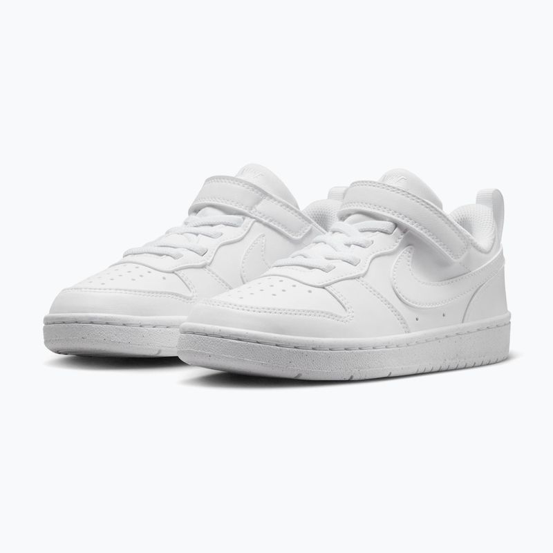 Dětské boty Nike Court Borough Low Recraft white/white/white 3