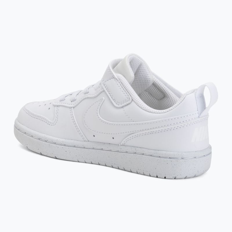 Dětské boty Nike Court Borough Low Recraft white/white/white 3