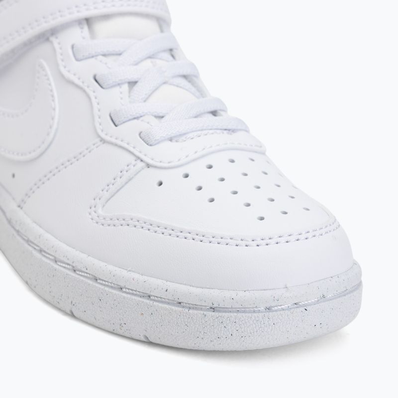Dětské boty Nike Court Borough Low Recraft white/white/white 7