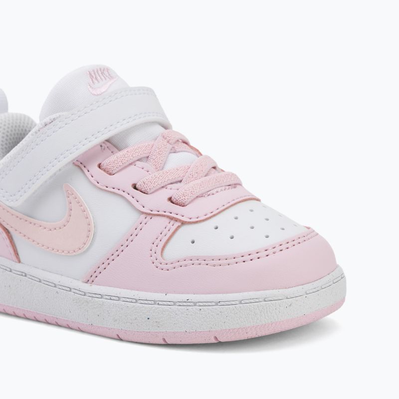 Dětské boty do vody Nike Court Borough Low Recraft white/pink foam 7