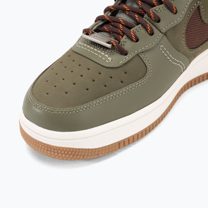 Dámské boty Nike Air Force 1 Sculpt Wild medium olive/earth phantom gum/medium brown 7