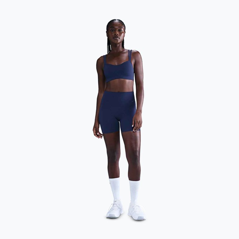 Dámská sportovní podprsenka Nike Zenvy Strappy midnight navy/white 2