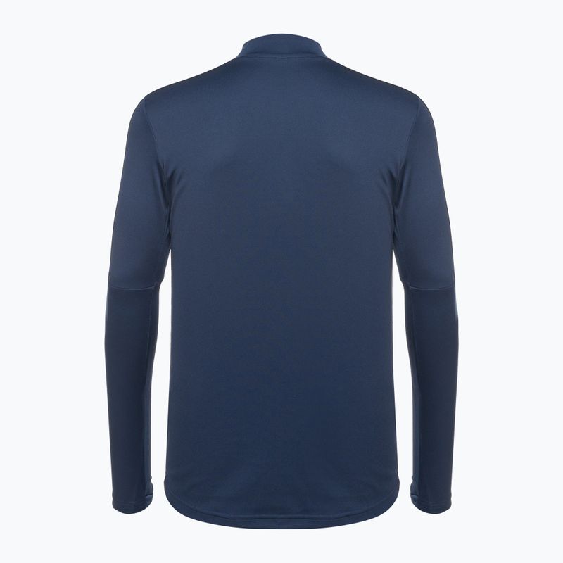 Pánský fotbalový dres longsleeve Nike Academy Dri-Fit 1/2-Zip midnight navy/black/midnight navy/hyper turquoise 2