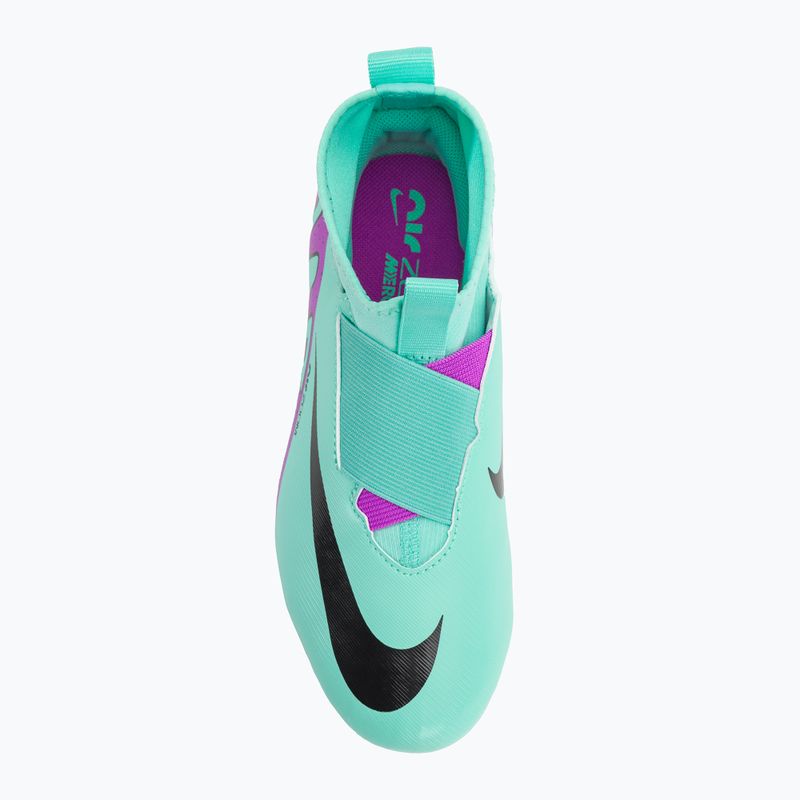 Dětské kopačky Nike Jr Zoom Mercurial Superfly 9 Academy FG/MG hyper turquoise/black/ white/fuchsia dream 6
