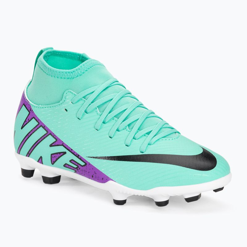 Dětské kopačky Nike Jr Mercurial Superfly 9 Club FG/MG hyper turquoise/black/ white/fuchsia dream
