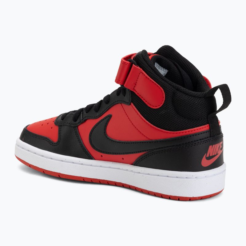 Boty Nike Court Borough Mid 2 university red/white/black 3