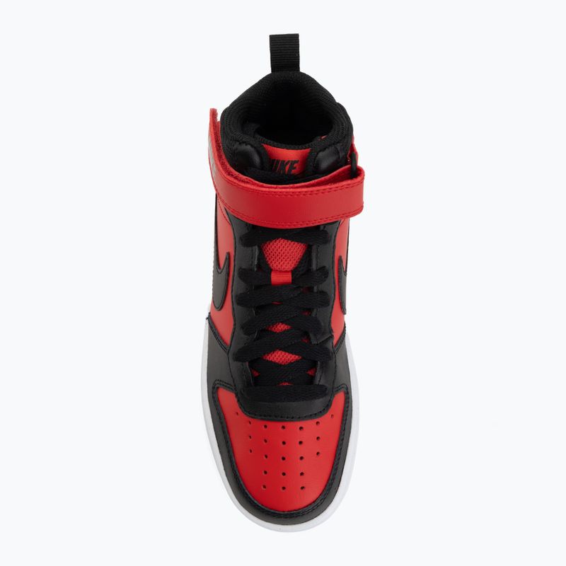 Boty Nike Court Borough Mid 2 university red/white/black 5