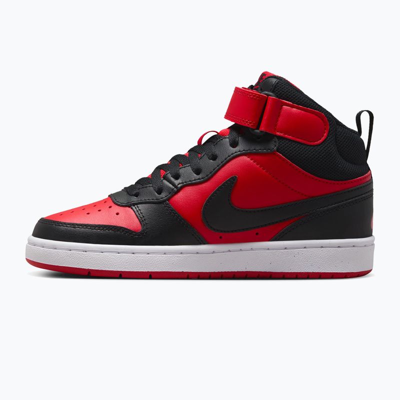 Boty Nike Court Borough Mid 2 university red/white/black 2