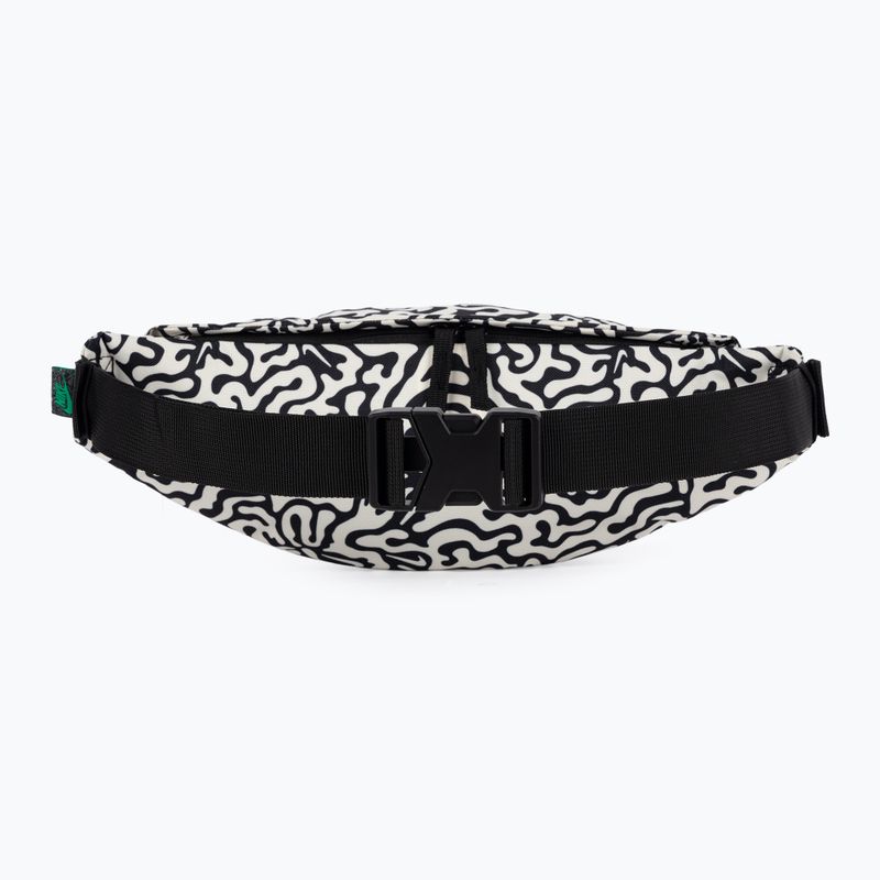 Ledvinka Nike Heritage Waistpack 3 l black/coconut milk/stadium green 3