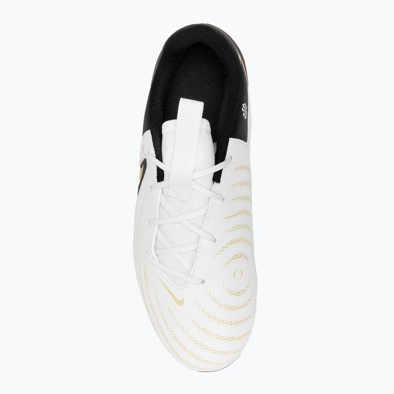 Dětské kopačky Nike Phantom GX II Academy FG/MG Junior white/metallic gold coin/black 5