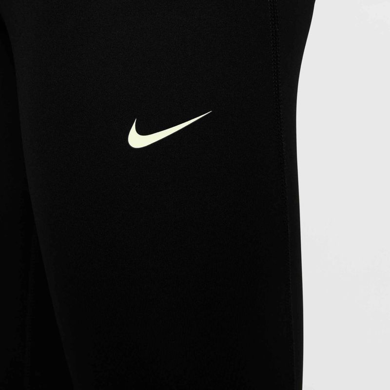 Dětské legíny Nike Pro Dri-FIT comet black/volt/white 5