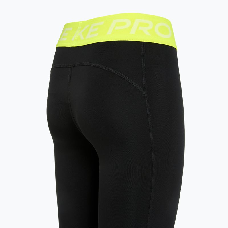 Dětské legíny Nike Pro Dri-FIT comet black/volt/white 9