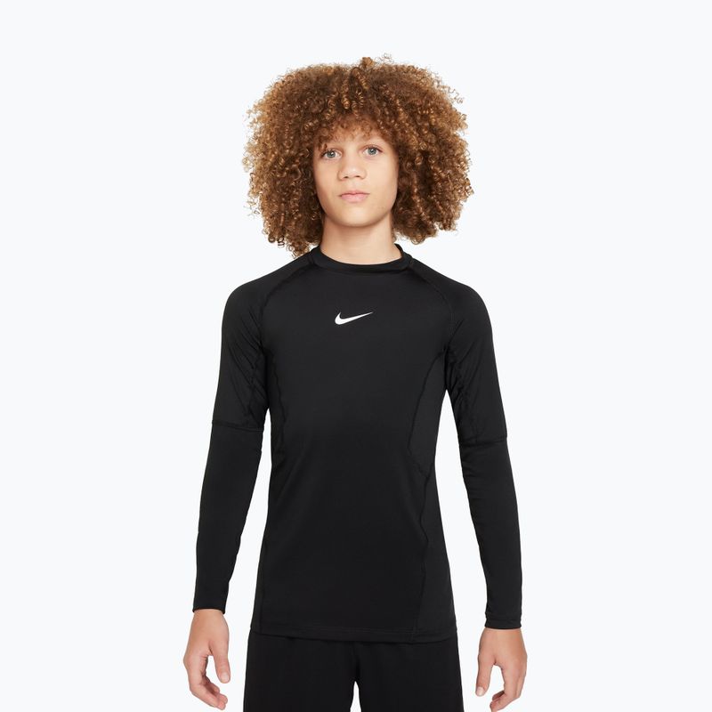 Dětské tričko Longsleeve Nike Pro Dri-Fit black/white