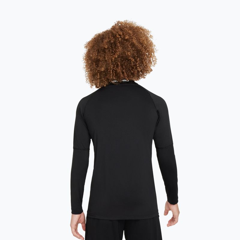 Dětské tričko Longsleeve Nike Pro Dri-Fit black/white 3