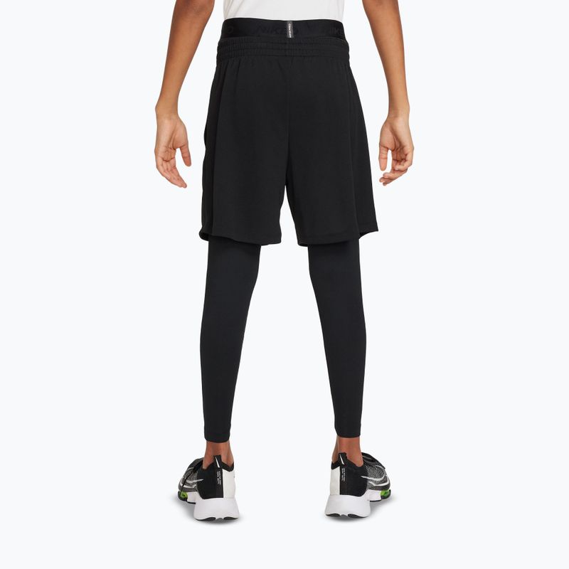 Dětské legíny Nike Pro Dri-FIT black/black/white 3