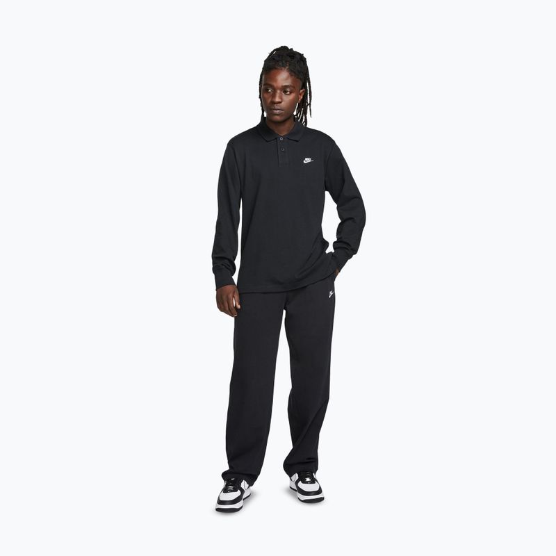 Pánské tepláky Nike Sportswear Club Knit Open-Hem black/white 2