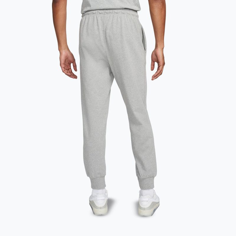 Pánské tepláky Nike Club Knit Jogger dark grey heather/white 3